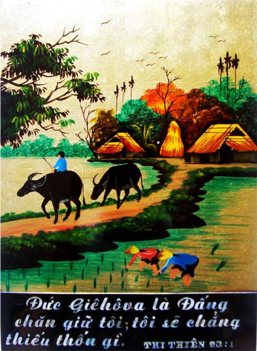 Tranh Sơn Mài Màu