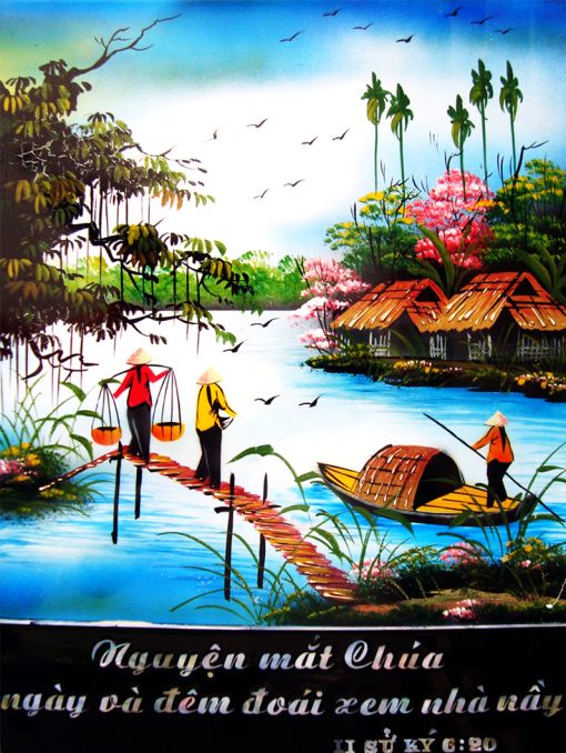 Tranh Sơn Mài Màu