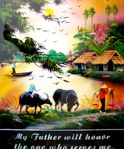 Tranh Sơn Mài Màu
