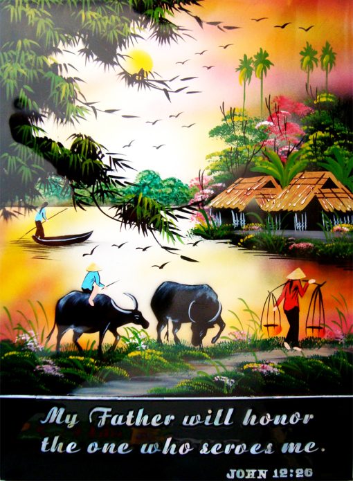Tranh Sơn Mài Màu