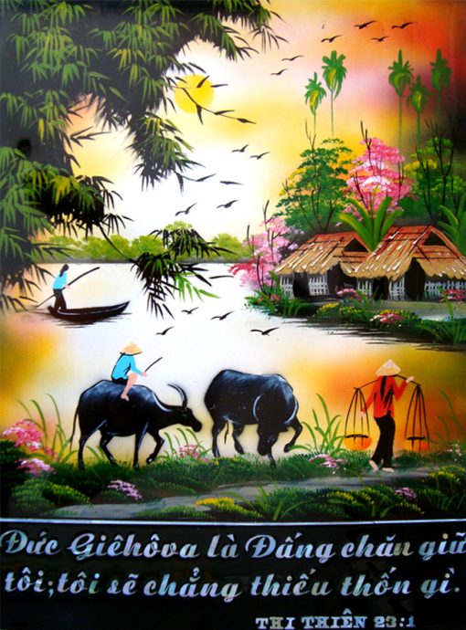 Tranh Sơn Mài Màu