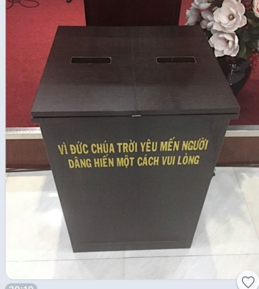 THÙNG DÂNG HIẾN GỖ