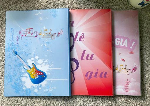 BÌA SƠ MI BÀI HÁT 10 LÁ - A4 - Ảnh 2