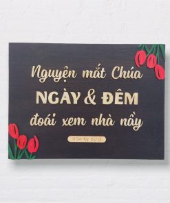 GỖ MỸ NGHỆ - LỜI CHÚA ( 30X40 CM)