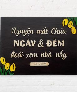 Alternative view of GỖ MỸ NGHỆ - LỜI CHÚA (40X60 CM)