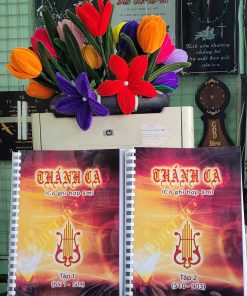 THÁNH CA CÓ GHI HỢP ÂM KHỔ A4 CÓ LÒ XO