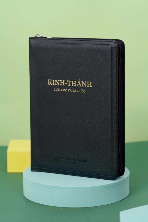 Kinh Thánh Truyền Thống size 12x18 có khóa kéo