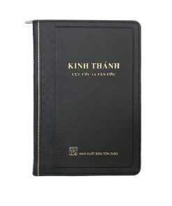 Kinh Thánh Truyền Thống size 12x18 có khóa kéo