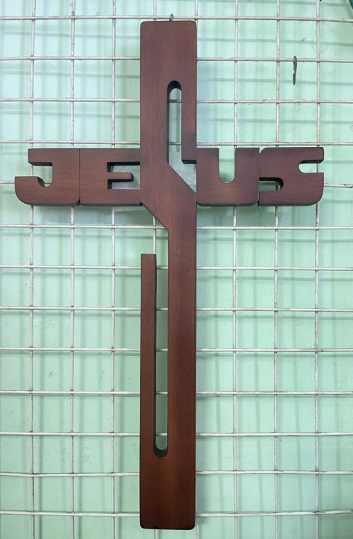 Thập tự Giá Gỗ JESUS 60cm