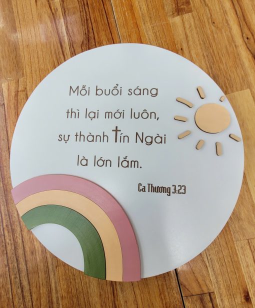 TRANH GỖ TRÒN - Ảnh 4